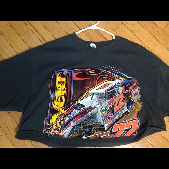 Cut Crop top Matt MeVert Vintage T-Shirt - Picture 4 of 5